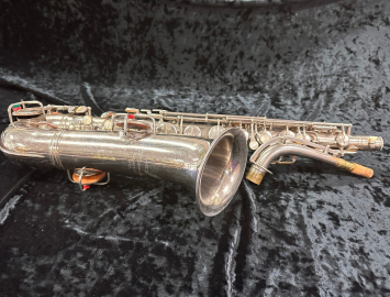 Photo Vintage Conn Chu Berry Nickel Plated C-Melody Saxophone, Serial #184953